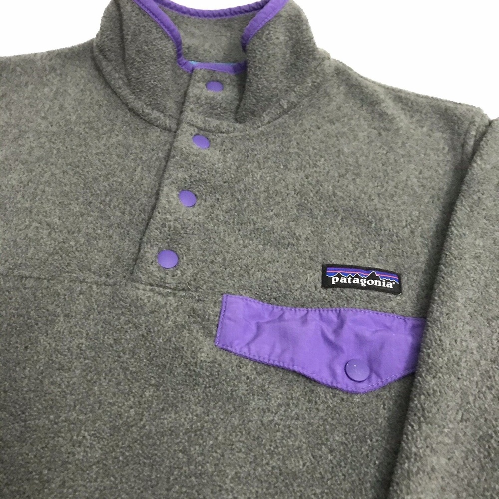 Patagonia Synchilla Women's Fleece (Grey & Purple)